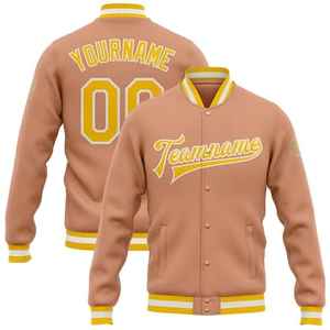Chaqueta universitaria hecha a medida OEM béisbol Letterman prendas de vestir exteriores para equipo deportivo evento universitario o ropa de calle marca de moda - Product Image 3