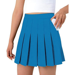 Women's Customizable <b>Summer</b> Sportswear Comfortable 100% Polyester Hip Hop Style Tennis <b>Skirts</b> Pleated <b>Shorts</b> Quick Dry OEM - Product Image 2