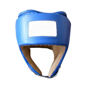 หมวกกันน็อกมวยหนังวัวแท้ใหม่สำหรับฝึกมวยเทควันโด - Product Image 1