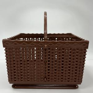 Durable PP <b>Plastic</b> Storage <b>Basket</b> <b>Handle</b> 3 Compartments Adjustable Design Convenient for Kitchen Use OEM ODM for Global Market - Product Image 3