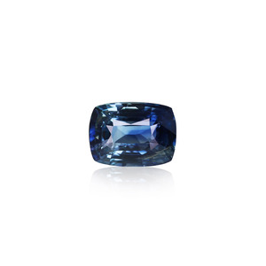 Zafiro Azul - Gema Natural Facetada en Forma de Estrella de 2.56 Quilates, Diámetro del Orificio de 1 mm, Altura de 8 mm, Tamaño de 10 mm, Tratada con Calor - Product Image 1