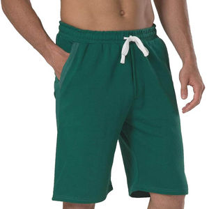 Shorts pour hommes vente en gros Streetwear cordon blanc épais épais coton éponge français Jogger Shorts hommes coton polaire Sweat Shorts - Product Image 6