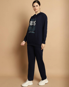 <b>Womens</b> Elegant Tracksuit Set Embroidered Jacket and Matching <b>Jogger</b> Pants Fashion Lounge Outfit Custom <b>Cheap</b> Price OEM - Product Image 3