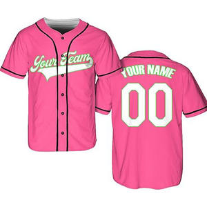 Jersey de béisbol de malla sublimada al por mayor, conjunto de softbol de entrenamiento, diseño personalizado, uniformes de béisbol con botones de alta calidad, Jersey - Product Image 5