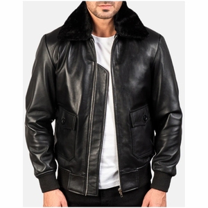 Áo khoác cho nam giới người đàn ông của áo khoác mới nhất thiết kế tùy chỉnh thực hiện chính hãng da cừu người đàn ông da áo khoác lông thú - Product Image 6