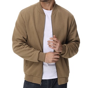 แจ็คเก็ตวาร์ซิตี้ผู้ชายแบบขายส่ง สกรีนโลโก้ได้ตามต้องการ ผ้าฟลีซหนานุ่ม ไซส์ใหญ่พิเศษ สำหรับผู้ชายและผู้หญิง แบบซิป - Product Image 3