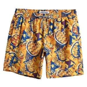 Pantalones cortos de playa con gráfico de hoja de palma Tropical para hombre, pantalones cortos de tabla con estampado 3D de plantas, pantalones cortos hawaianos informales, bañadores de gran tamaño - Product Image 3