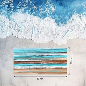 Toalla de Playa de Lujo Absorbente de Alta Calidad, Resistente a la Decoloración, Tejido Suave, Perfecta para Vacaciones de Verano y Relajación en la Playa - Product Image 5