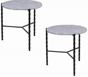 Tables imbriquées en métal à usage multiple, légères et multicolores, pour la décoration de la maison, du bureau, du restaurant et du salon. - Product Image 3