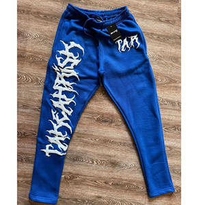 Chándal acampanado de invierno de talla grande con logotipo impreso personalizado para hombre de alta calidad, conjunto de sudaderas con capucha, chándal - Product Image 6