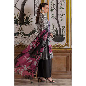 Traje de 3 Piezas para Mujer con Estampado y Borde Bordado CL-62183 - Product Image 5