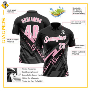 เสื้อเจอร์ซีย์โบว์ลิ่งสำหรับผู้ชายเสื้อโปโลทีมส่วนตัวพิมพ์ลายผลิตผลิตคุณภาพสูง - Product Image 3