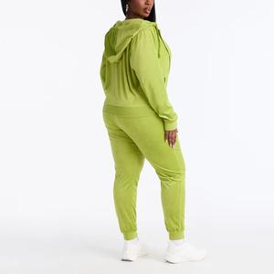 Casual <b>Women</b> Hooded Two Piece Set Crop Top Zipper Jacket Coat <b>Long</b> Pants Sport Suit Matching Set Clothes for <b>Women</b> Outfit - Product Image 6