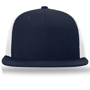 Casquette de camionneur avec logo personnalisé de haute qualité 6 panneaux Casquette de camionneur en maille avec logo brodé personnalisé 6 panneaux - Product Image 1