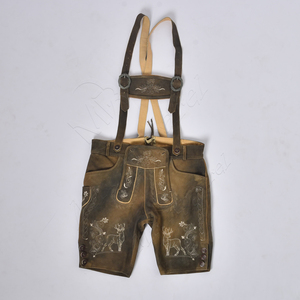 New Traditional Trachten Lederhosen/Men Bavarian Tradition Oktoberfest Oktoberfest Bavarian <b>Shorts</b> Lederhosen in Custom Color - Product Image 2