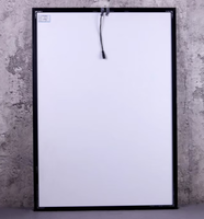 Cadre en aluminium LED Photo Verre trempé Boîte à lumière Slim Thin Publicité LED Lighting Display light poster Frame