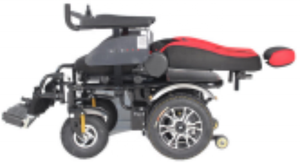 Silla de Ruedas Eléctrica Todoterreno Multifuncional de Cuatro Ruedas para Trabajo Pesado con Amortiguación Inflable y Batería de Plomo-Ácido - Product Image 3