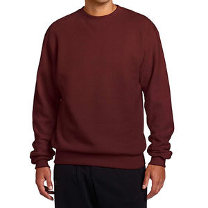 Nueva tendencia personalizada letra impresa gráfico cuello redondo gráfico sudadera hombres Sudadera con capucha algodón cuello redondo sudadera OEM - Product Image 6