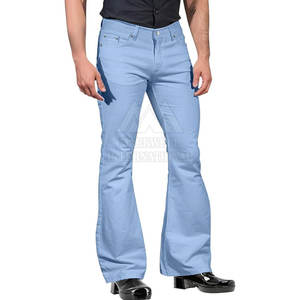 Pantalones Acampanados para hombre de tela suave de la mejor calidad 2025 nuevos pantalones acampanados para hombre con estilo para venta en línea - Product Image 1