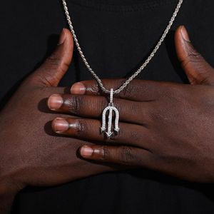 Colgante Tridente Moissanite - Product Image 2