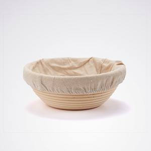 Paniers ronds de fermentation de pâte à levain, panier en rotin de banneton avec doublure en tissu - Product Image 3