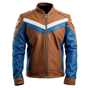 Chaqueta de Cuero Ligera para Hombre con Logotipo Personalizado, Chaqueta de Cuero Hecha a Medida de Alta Calidad, Chaqueta de Cuero para Hombre a Precio de Mayoreo - Product Image 1