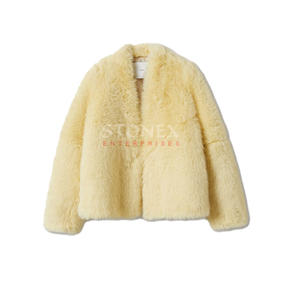2023 estilo elegante personalizado mujer abrigo de piel sintética nueva llegada abrigo de piel natural y chaqueta para damas - Product Image 1