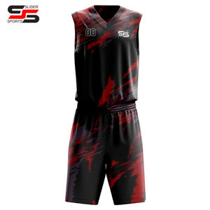 Vente en gros d'usine, uniforme de maillot de basket-ball, uniformes personnalisés de qualité supérieure avec logo personnalisé, uniformes de basket-ball imprimés pour hommes - Product Image 3