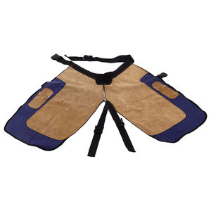 Maréchal-ferrant demi-tablier Chap force cuir de vache pour cheval ferrage toilettage et Instruments vétérinaires produit équestre - Product Image 4