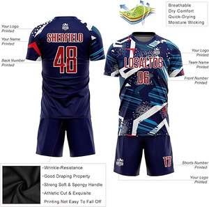 Ensembles d'uniformes de football pour hommes, femmes, adultes et enfants, style classique personnalisé, uniformes de football personnalisés pour l'équipe - Product Image 3