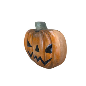 Décoration de citrouille en bois durable de la meilleure qualité pour la fête d'Halloween avec couleur et taille personnalisées pour la décoration intérieure - Product Image 2