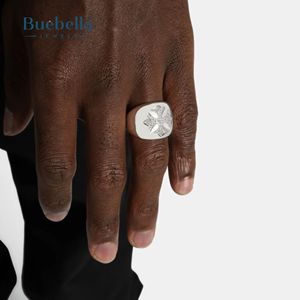 Venta caliente de oro blanco 14K Iced Cross Ring con VVS Moissanite Diamond High Fashion Hip Hop Style - Product Image 2