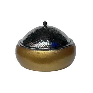 หม้อร้อนโลหะพร้อมฝาปิดหลายด้านหม้อแก้วดีไซน์ตามสั่ง - Product Image 2