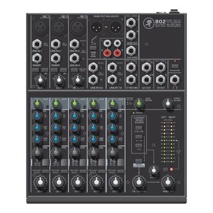 Mezclador de Audio 802VLZ4, Consola de Mezclas Profesional para DJ de 8 Canales con Entradas y Salidas XLR y RCA para Grabación de Sonido en Vivo - Product Image 1
