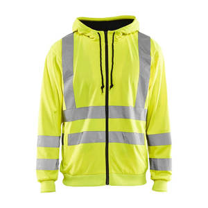 Vêtements de travail, sécurité de la construction, réflecteur fluorescent, sweat-shirt de travail à manches longues haute visibilité pour l'hiver - Product Image 1