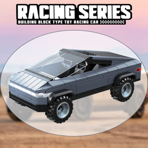 Educational Model Car City Technical Pickup Truck Cybertruck Toy Car for Kids Toy Cars Construction <strong>Building</strong> Block Sets - Product Image 6