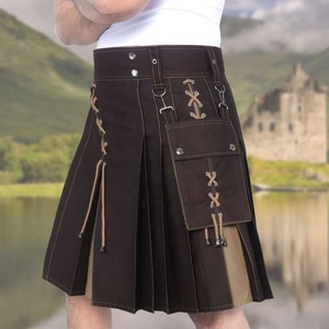 Meilleure qualité, tout nouveau kilt utilitaire cargo traditionnel en coton pour hommes à bon prix - Product Image 2