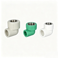 YIYI ISO 15874 Fournisseur d'usine ODM OEM Raccords de plomberie PPR 20-110mm Coude vert PPR et raccords