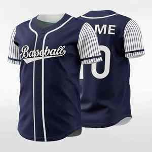 ชุดเสื้อเบสบอลแบบสั่งทำพิเศษ ทรงหลวม ผ้าโพลีเอสเตอร์ 100% ระบายอากาศได้ดี เหมาะสำหรับเป็นชุดทีมกีฬา - Product Image 2