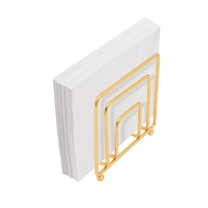 Soporte de papel tisú de alambre hecho a mano de calidad superior para mostrador de cocina, hogar y automóvil con construcción de metal elegante y duradera - Product Image 4