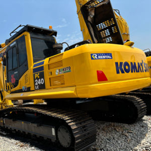 Excavadora de orugas Komatsu PC240 de 24 toneladas usada, excavadora de segunda mano con motor en buenas condiciones, bomba de engranajes de caja de cambios - Product Image 1
