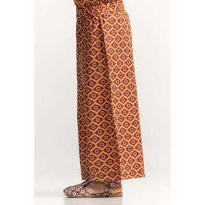 Pantalon large taille haute pour femme TG-TRC-SS24-303 respirant, motif formel, taille XL, délavage coloré pour le bureau - Product Image 2