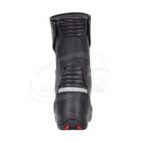 Bottes de moto en cuir sur mesure, imperméables, antidérapantes, avec fermeture éclair, pour l'été/l'hiver, logo personnalisé, course
