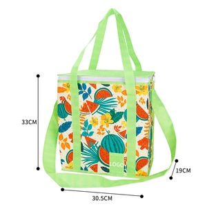 Bolsa Térmica Plegable y Portátil de Tela No Tejida con Cierre de Cremallera, Ecológica, Resistente a Impactos, Tamaño y Empaque Personalizables - Product Image 6