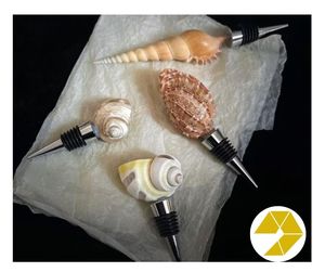 จุกปิดไวน์เปลือกหอยสุดหรูดีไซน์เปลือกหอยทำมือสำหรับเก็บรวบรวมจุกไวน์คุ้มค่า - Product Image 5