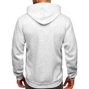 Sudadera con Capucha para Hombre, Ecológica, 100% Algodón, Diseño Sólido, Forro Polar, Invierno, Talla 6XL, Impresión Digital, Alta Calidad - Product Image 2