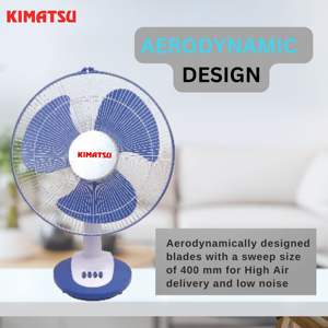 High-Speed Electric <b>Air</b> <b>Cooling</b> Table <b>Fan</b> Made of Plastic - Product Image 4