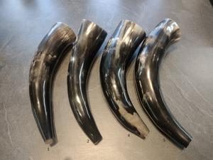 Eco-Friendly Polished Norse Blowing <b>Horn</b> From Natural <b>Buffalo</b> <b>Horn</b> with Leather Straps-Feng Shui & Religious Style - Product Image 6