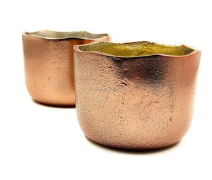 Luxury Copper Raw Design Metal Jar Candle From Manufacturer in India - Product Image 5