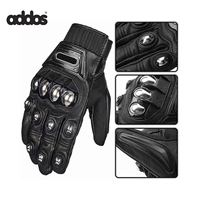 Gants de course en cuir PU de haute qualité, unisexes, pour l'été, compatibles avec les écrans tactiles, antidérapants, personnalisables, pour moto